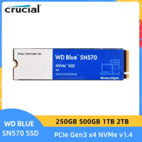 Western Digital WD Blue SN570 NVMe 250GB 500GB 1TB 2TB SSD M.2 2280 Internal Solid State Drive For Laptops PC