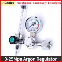 0-25Mpa Argon Regulator CO2 Mig Tig Flow-Meter Gas-Regulators Flowmeter Welding Weld Gauge Pressure Reducer
