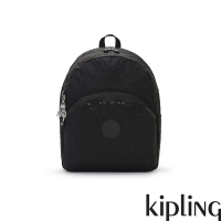 Kipling K字幾何壓紋前袋簡約後背包-CHANTRIA L