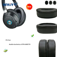 New Upgrade Replacement Ear Pads for Audio-technica ATH-ANC70 Headset Parts Leather Cushion Velvet Earmuff Earphone Sleeve Cover