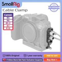 SmallRig "Black Mamba" HDMI &amp; USB-C Cable Clamp for Canon EOS R5 / R6 / R5 C / R7 / R10 Cage 4272