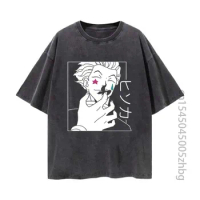 Hisoka Morow HunterXHunter Anime Woman Shirt Streetwear Harajuku Vintage Distressed Tshirt Manga Graphic T Shirt Men Tops Tees