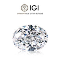 Oval Cut lab diamond Excellent D colour VVS VS IGI GIA Diamond Synthetic CVD HPHT 0.5Carat 1Carat 1.5ct Lab Grown Diamond