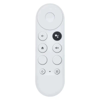 Replacement Remote Control for 2020 Google Chromecast 4k Snow Smart TV G9N9N GA01919/20/23 Voice Bluetooth IR Remote Control