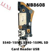 For Lenovo IdeaPad S540-15IWL iWon SD card reader USB Port Power button board nb8608_ub_v4 nb8608 100% tested fast ship