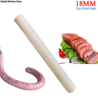 1pc Sausage Casing 15M*18MM Meat Packing Tools Meat Fillers Machine Nozzle Filler Shell for Sausage Maker Kitchen Tools