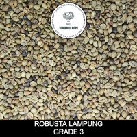 【NEW】 GREEN BEAN BIJI KOPI MENTAH ROBUSTA LAMPUNG GRADE 3 - 1 KG