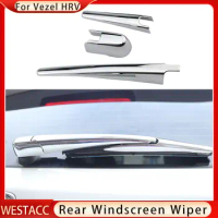 ABS Chrome Car Rear Windscreen Window Wiper Blade Cover for Honda Vezel HRV HR-V 2014 - 2020 Decoration Accessories