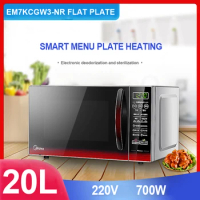 M1-L213C 20L Home Microwave Intelligent Built-in Multi Functional Mini Electric Oven for Kitchen Fast Heat Smart Menu 220V 700W