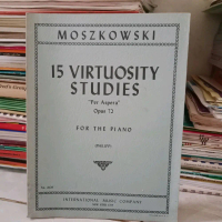 MOSZKOWSKI 15 VIRTUOSITY STUDIES PER ASPERA OPUS 72 For the Piano