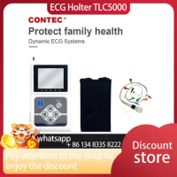 CONTEC TLC5000 12 Channel ECG Holter ECG 24 Hours Holter EKG Monitor Software TLC5000 CONTEC