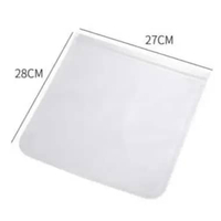 Kantong Plastik Kulkas Ziplock 27 x 28 cm / Plastik Ziplock Penyimpan Makanan BPA FREE / Plastik Zip