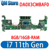 For HP SPECTRE X360 14-EA Laptop Motherboard DA0X3CMBAF0 With I7-1165G7 CPU 16GB RAM M22177-601