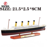1:1250 RMS TITANIC LUSITANIA MAURETANIA NORMANDIE BRITANNIO FRANCE Cruise Ship Model Atlas Diecast B