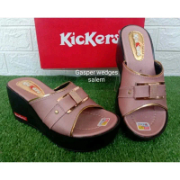sandal wanita wedges kickers selop slip on slop wejes sandal ibu mama kado ibu
