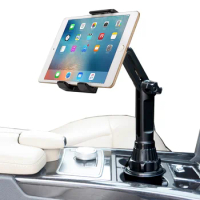 car Cup Holder Tablet for 13'' tablets for Samsung tab A7 A8 9.7'' 10.1'' 12.4'' Mount Cradle for Samsung tab S7 FE plus