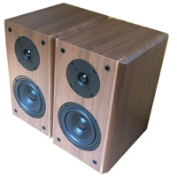 KYYSLB 50W 8 Ohm 205 5 Inch Hifi Passive Wooden Speakers Home Bookshelf Surround Speakers High Fidelity Amplifier Speakers