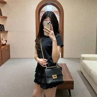 Tas MICHAEL KORS MK GOLD CHAIN SHOULDER BAG 100% ORIGINAL