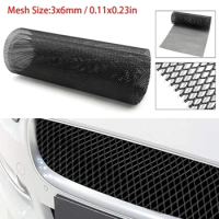 Universal Car Race Grill Net Vent Tuning Aluminium Mesh Grille for Bumpers Waterproof &amp; Corrosion Resistant Durable