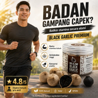 Black Garlic Tunggal 1KG | Bawang Hitam Lanang Premium Original Kualitas Terbaik
