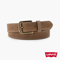 Levi s 牛皮質感金屬扣皮帶