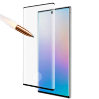 【YANG YI 揚邑】Samsung Galaxy Note 10 滿版鋼化玻璃膜3D曲面指紋解鎖防爆抗刮保護貼