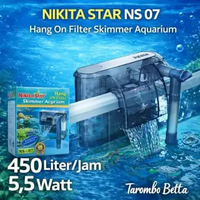 NIKITA STAR NS 07 Hang On Mesin Filter Gantung Minimalis Air Terjun Aquarium Aquascape Kolam Air Gel