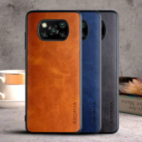 Phone Case for Xiaomi Poco X3 Pro NFC GT 5G coque Luxury Vintage leather Skin covers for xiaomi poco x3 pro case funda capa