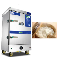 Electric or gas rice steaming machine with digital controller standard steam food machine rice steamer