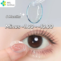 (-1.00 s/d -10.00) Magister Softlens Minus Bening 14.0MM Lensa Mata Minus Lens Contact Lens Eye Sofl