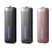 2 Pack Personal Wearable Air Purifier Necklace USB Mini Portable Air Freshener Ionizer Negative Ion Generator