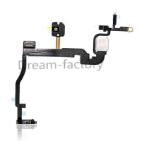 50PCS Power On Off Side Button Flex Cable With Flash Light for iPhone 11 Pro Max