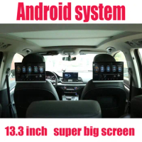 13.3 Inch Android 2+32G Car Headrest Monitor 1920*1080 4K 1080P IPS Touch Screen WIFI/Bluetooth/USB/SD/HDMI/FM MP5 Player