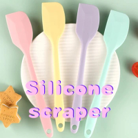 Food-Grade Silicone Cake Spatula Kitchen Butter Cream Mixer Non-Stick Cookie Pastry Scraper Cooking Baking Tools