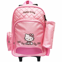 Hello Kitty拉桿書包+筆袋