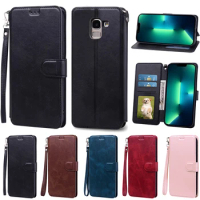 Leather Flip Case For Samsung Galaxy J6 2018 Case J600 J600F Silicone Wallet Coque For Samsung Galaxy J6 Plus 2018 J6+ J610F Bag