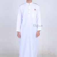 ZS - Baju Jubah Gamis Muslim Pria Dewasa Remaja Lengan Panjang Model Kancing - Gamis Laki LakiTerbar