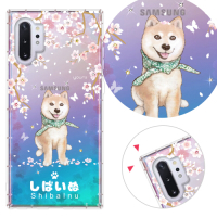 YOURS 三星 Galaxy Note10+ 6.8吋 奧地利彩鑽防摔手機殼-柴犬