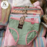 (6 PCS) Cangcut Cewek REMAJA FEMA GAUL Free Size Max BB 60kg | CD Cewek Remaja FEMA Katun Adem Lembu