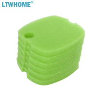LTWHOME Replacement Green Coarse Filter Pads Fit for Sunsun HW-302/505A Canister