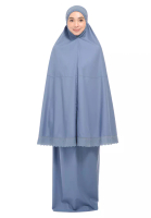 SITI KHADIJAH Siti Khadijah Telekung Signature Alanna in Ash Blue