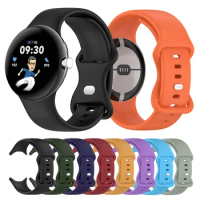 Silicone Watchband Strap for Google Pixel Watch 2/1 Bracelet Correa Smartwatch Band Accessories