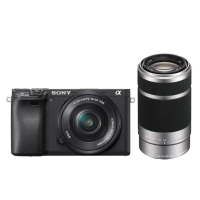 【SONY 索尼】SONY A6400 16-50mm+55-210mm F4.5-6.3 OSS(平行輸入-送256G副電座充雙鏡包大腳架大清)
