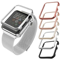 Aluminum Alloy Metal Protective Case For Apple Watch Series9 8 7 6 5 4 3 Watchcase For iWatch 49mm 45mm 44mm 42mm 41mm 40mm 38mm