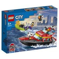 樂高LEGO 60373 City Fire城市系列 消防救援船