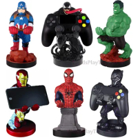 Disney Marvel Hulk Spider-Man Venom Captain America IronMan Black Panther Xbox Handle Bracket PS4 Holder Stand Action Figure Toy