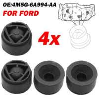 4PCS Car Engine Rubber Mounting Bush Cushion For Ford Focus II 2004-2011 4M5G6A994AA 1434444 Protective Cover Under Guard Plate