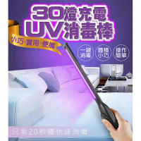 【Nick Shop】免運/30燈充電UV消毒棒(USB充電/UV紫外線)