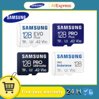 SAMSUNG Micro SD 32GB 64GB U3 A2 Flash Memory Card 128GB 256GB V30 4K Micro SD Card 512GB Microsd SDXC C10 U1 TF Cards