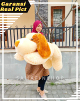 BONEKA ANJING JUMBO BESAR 1 Meter LUCU LEMBUT PREMIUM COD